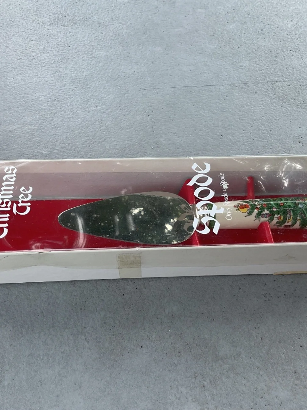 Spode Cheese Spread Vintage Christmas Tree Original Box